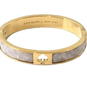 NWT Kate Spade Hole Punch Spade Hinge Bangle
